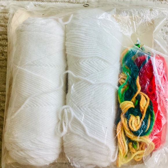 Vintage 1978 Columbia Minerva Crochet Christmas Stocking Idea Kit New Personaliz - Picture 8 of 10